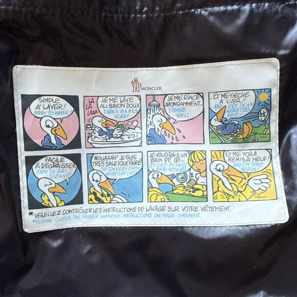 Moncler Men's Tibb Down Vest in burgundy Nylon Size 4/ XL - Picture 10 of 16